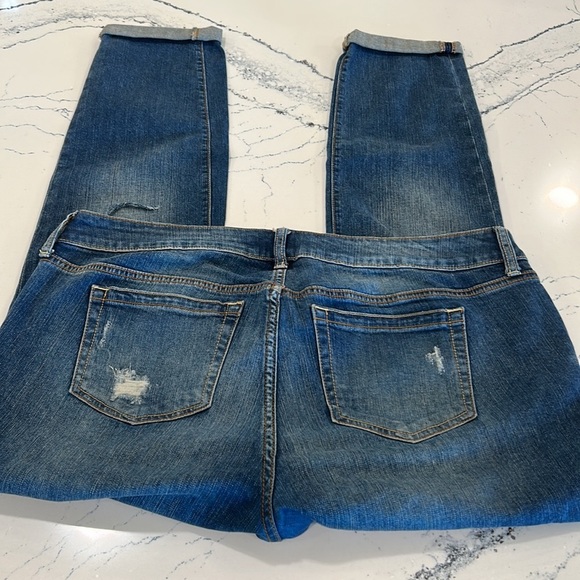 Torrid Plus Skinny Distressed Cuffed Jeans sz.14 - Picture 9 of 9